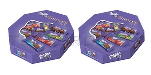 2 MILKA SINGLES Chocolate Candy Assorted Mix Mini Chocolate Bars 138g 4.9oz - Picture 1 of 6