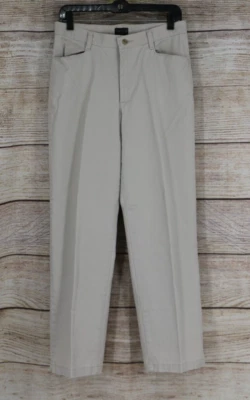 VINTAGE Riders Stretch Womens Size 10 M High Rise Khaki Straight Leg Pants - Image 1 of 4