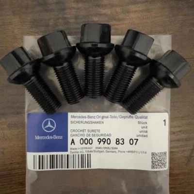 5Pcs Genuine Wheel Lug Bolts Nuts 0009908307 For Mercedes Benz E-CLASS CLK CLS - Image 1 of 3
