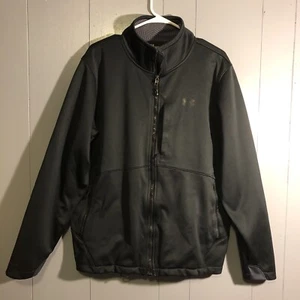 Under Armour Men’s Full Zip Jacket Size Large Polyester Cold Gear Infrared Read* - Picture 1 of 12