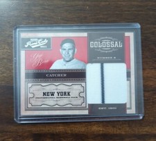 2012 Panini Playoff Prime Cuts Yogi Berra Jersey Patch 46/49 #25 Yankees