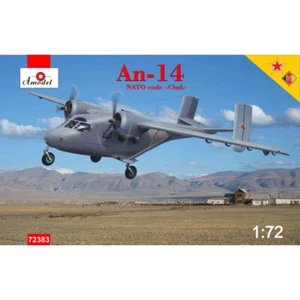 Amodel 72379  Plastic model airplane kit Scale 1:72 "An-14 NATO code "Clod" - Picture 1 of 24