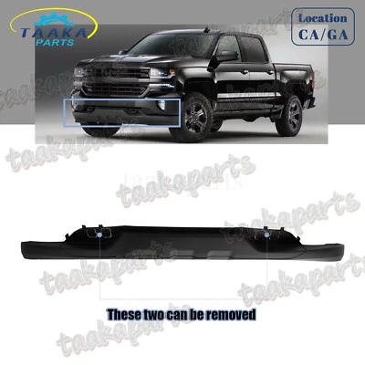 For Silverado 1500 2016-2018 Front Bumper Valance W/ Tow Hook Holes W/O Z71 Foto 1 de 4