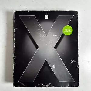 Apple Mac OS X Tiger V.10.4.3 Operating System Computer Software - Complete - Picture 1 of 11