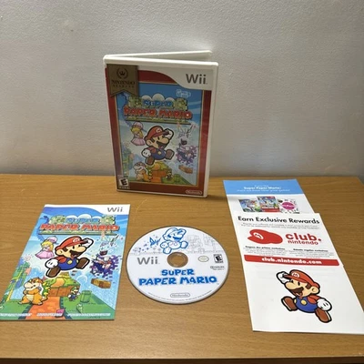 Super Paper Mario (Nintendo Selects, Wii) - Complete in Box Nintendo selects  - Image 1 of 4