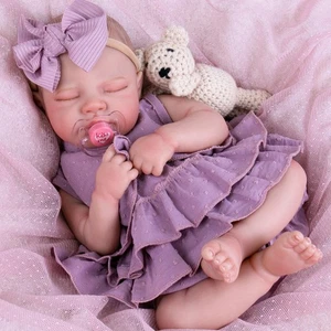 Lebensechte Reborn Baby Mädchen Puppen - realistische 20 Zoll Newborn Puppe mit beweglichem... - Bild 1 von 8