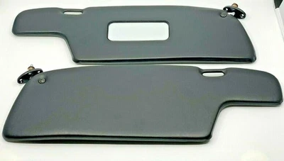 Sunvisor Sun Visors set with bracket for Porsche 911 Coupe 1969-1989 BLACK 2 - Image 1 of 4