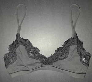 ❤NEW SKIMS Fits Everybody Lace Scoop Bra Bralette Unlined Wireless Black ONYX XS - Picture 1 of 7