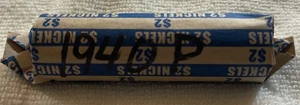 Roll of 1940 P nickels circulated - Picture 1 of 1