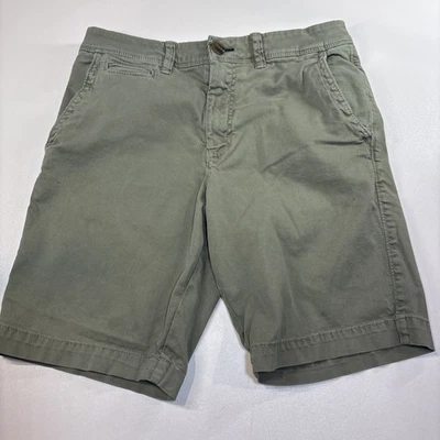 American Eagle Shorts Mens 31 Green Classic Active Flex Casual Chino Preppy - Image 1 of 4