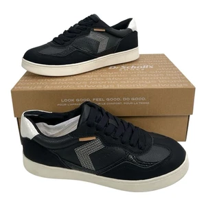 Dr. Scholl's Women's Right On Black Suedes Sneakers Size 7 M - Picture 1 of 8