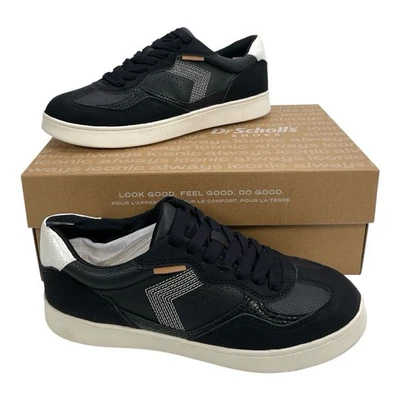 Zapatillas de gamuza Dr. Scholl's para mujer derecha negras talla 7 M Foto 1 de 4