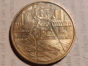 Münze Deutschland: 10 Euro 2003 F: Industrielandschaft Ruhrgebiet: Silber 0.925 - Bild 1 von 2