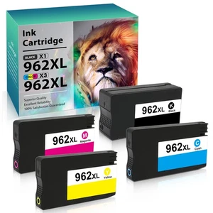 962XL Wkłady atramentowe do drukarki HP Officejet Pro 4 szt 9010 9015 9018 9020 9025 - Zdjęcie 1 z 4