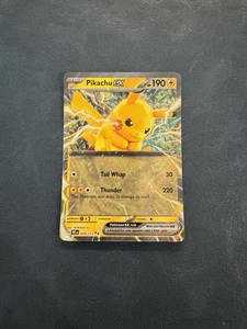 Pokemon Pikachu ex - Double Rare SV: Prismatic Evolutions 028/131 NM - Picture 1 of 2