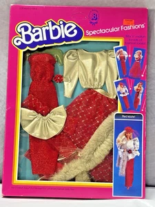 1983 Barbie Spectacular Fashion - Red Sizzle #7217 NRFB E-199 - Picture 1 of 6