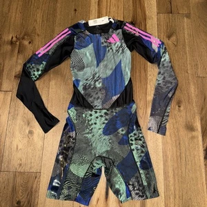 NEW NWT $300 Men's SMALL Adidas Adizero Long Sleeve SpeedsuitRunning HN8039 - Picture 1 of 8