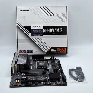 ASRock B650M-HDV/M.2 AMD Socket AM5 Ryzen 7000 Series Processors -NOT WORKING- - Zdjęcie 1 z 6