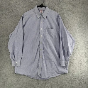 Brooks Brothers Traditional Fit Button Down Mens Original Polo Shirt Sz 17-33 J5 - Picture 1 of 6