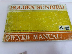 Holden Sunbird Owners Manual - Picture 1 of 1