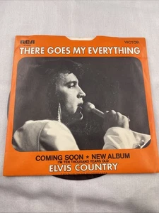 Elvis Presley 45 There Goes My Everything VG RCA 7” Classic Country-Pop - Picture 1 of 6