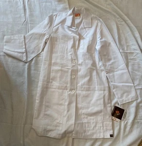 Barco Grey's Anatomy Signature Women’s XS Lab Coat White 2-Pocket New w/ Tags - Picture 1 of 13
