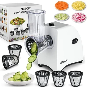Gemüseschneider Gemüsehobel Elektrischer Zerkleinerer Reibe Küchenreibe DHL - Bild 1 von 8