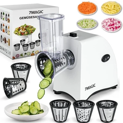 Gemüseschneider Gemüsehobel Elektrischer Zerkleinerer Reibe Küchenreibe DHL - Bild 1 von 4