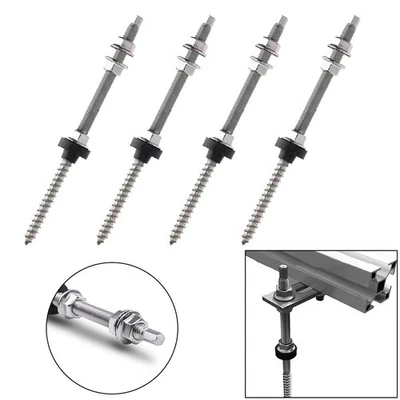 Nagelneue Stockschrauben Zubehör und + Adapter EPDM Sicherungsmutter Teile - Bild 1 von 4