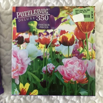 Puzzlebug Deluxe Artbox 350 Piece Jigsaw Puzzles Lot of 7 - Image 1 of 4