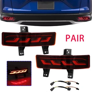 For Honda CRV 2020-2022 DRL Turn Signal Lamp Red Rear Bumper Reflector Fog Light - Picture 1 of 24