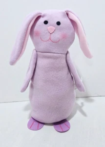 New 14-inch Easter Plush Pastel Purple DECORATIVE Bunny with Weighted Bottom - Picture 1 of 3