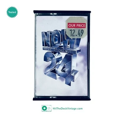 NOW 24 Now That's What I Call Music 24 Cassette Tapes (1993) UK Double TESTED - Image 1 of 4