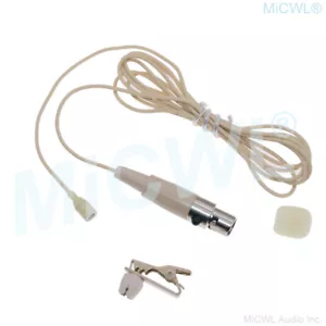 Micro mini micrófono de solapa/solapa para Shure inalámbrico TA4F 4 pines negro beige - Imagen 1 de 12
