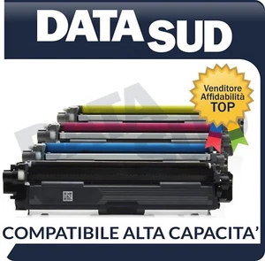 KIT 4 TONER COMPATIBILI TN-241/TN-245 BK/C/M/Y PER BROTHER HL-3140CW/MFC-9340.. - Picture 1 of 1