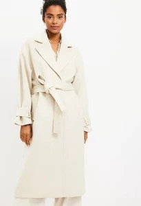 Ann Taylor Mint Green Trench Coat Jacket Business Formal - Picture 1 of 11