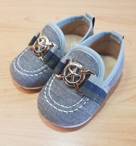 gr. 19Lauflernschuhe, Babyschuhe, Barfußschuhe, Junge, Grau - Bild 1 von 5