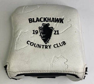 Blackhawk Country Club 1921 XXL Mallet Putter White Black Golfschläger Head Cover - Bild 1 von 5