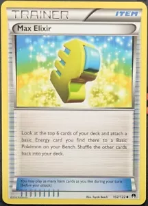 Max Elixir 102/122 Breakpoint Pokemon Card - Foto 1 di 2