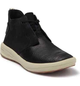 NUEVO EN CAJA - MERRELL Gridway Mid Botas de Cuero para Hombre Negras - Imagen 1 de 4