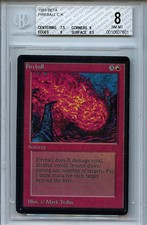 MTG Beta Fireball BGS 8.0 NM-MT Magic Card 7801