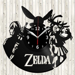 Zelda Vinyl Record Wall Clock Decor Handmade 4092 - Picture 1 of 12