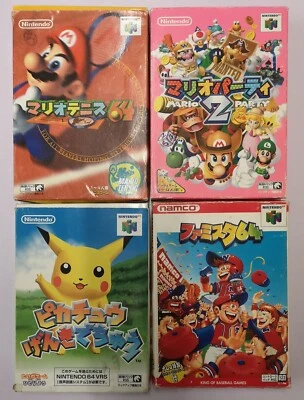 4x Nintendo 64 Spiele Games OVP CIB Anleitung N64 Japan Sammlung NTSC-J Pokemon - Bild 1 von 4