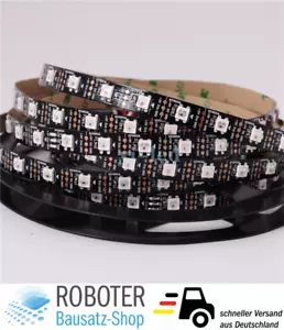 5 Meter LED Strip WS2812B 5050RGB DC5V 60LEDs/m Arduino Raspberry Pi Adalight - Bild 1 von 2