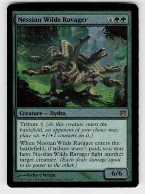 Born of the Gods #129 Nessian Wilds Ravager FOIL - Image 1 of 2