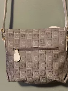 Liz Claiborne Women's Shoulder Cross Body Bag Beige Multi-Color Design Adj Strap - Picture 1 of 13