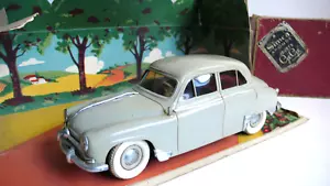 GÉGÉ SIMCA ARONDE ÉLECTRIQUE MÉTAL ET PLASTIQUE BOITE ET DIORAMA TRÈS BON ÉTAT - Imagen 1 de 9