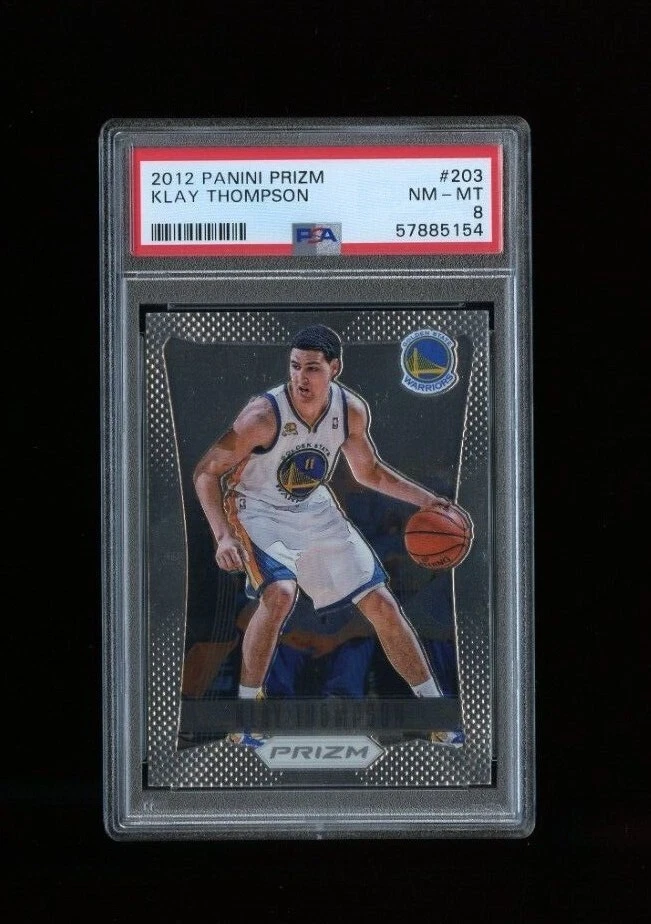 2012 PANINI PRIZM KLAY THOMPSON #203 PSA 8 - Image 1 of 1