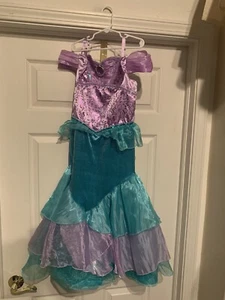 Disney Store Ariel Little Mermaid Costume Child Size Large 9/10 - Picture 1 of 12