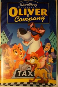 DISNEY: OLIVER & COMPANY - with Songs by Billy Joel and Huey Lewis VHS - VG - Imagen 1 de 5